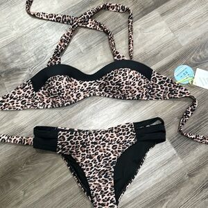 Marina West Leopard print bikini.